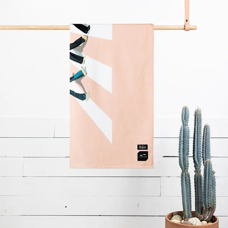 Slowtide The Beatles Abbey Road Beach Towel-2